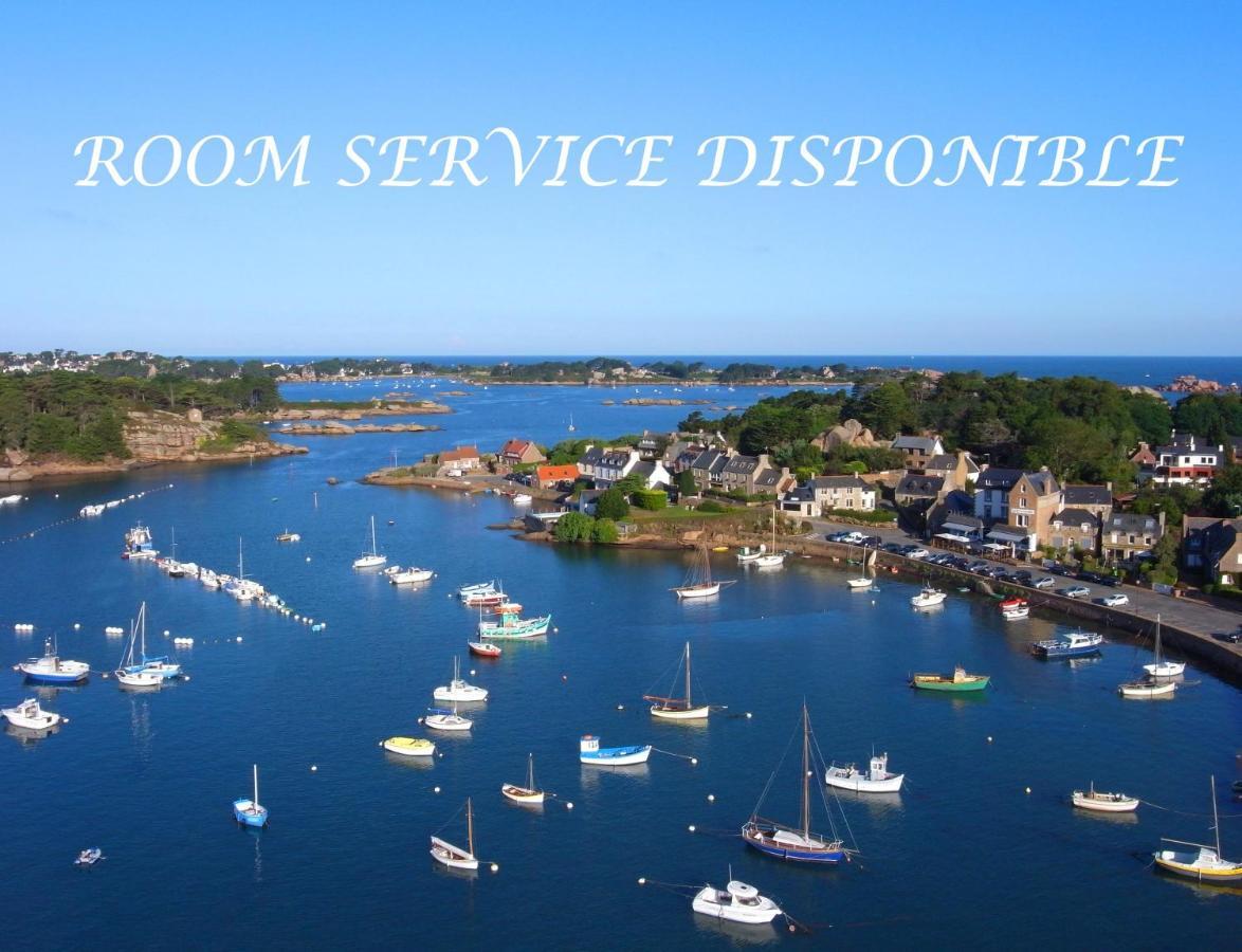 Hotel Des Rochers Perros-Guirec Exterior foto