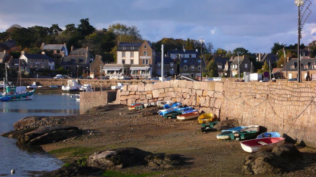 Hotel Des Rochers Perros-Guirec Exterior foto