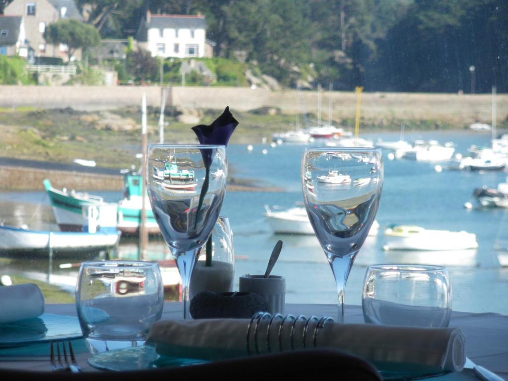 Hotel Des Rochers Perros-Guirec Exterior foto